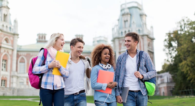 Students on ANSEC campus